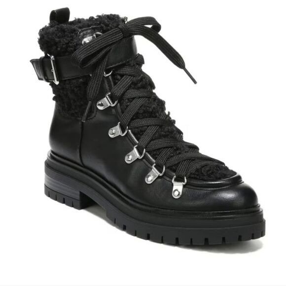 CIRCUS BY SAM EDELMAN WOMEN'S GRETCHEN SHEARLING HIKER BOOT G1 - Picture 1 of 15